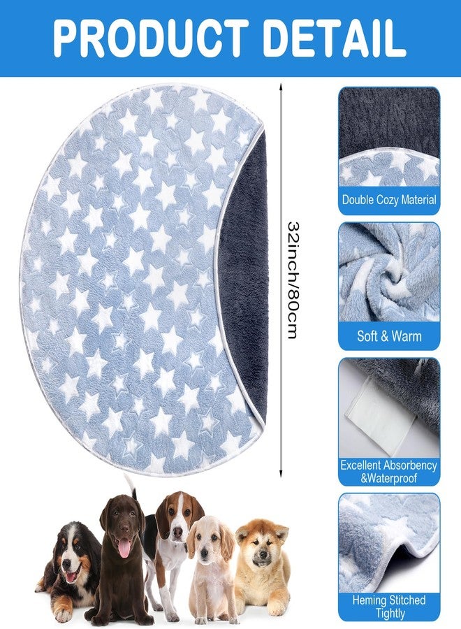 Mindsoft Whelping Pen for Dogs Portable Whelping Box Pool for Small Dogs Puppies with Reusable Pee Pad Washable(Blue,32 x 8 Inch) - Image 2